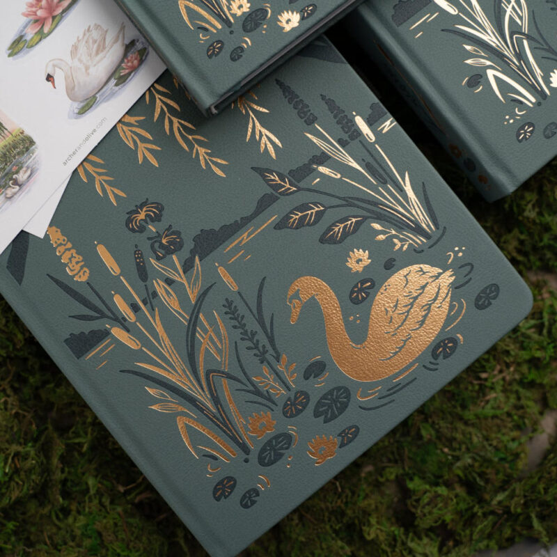Archer And Olive - Notebook Dot Grid - TN383 - Swan Pond - TN - Bilde 7