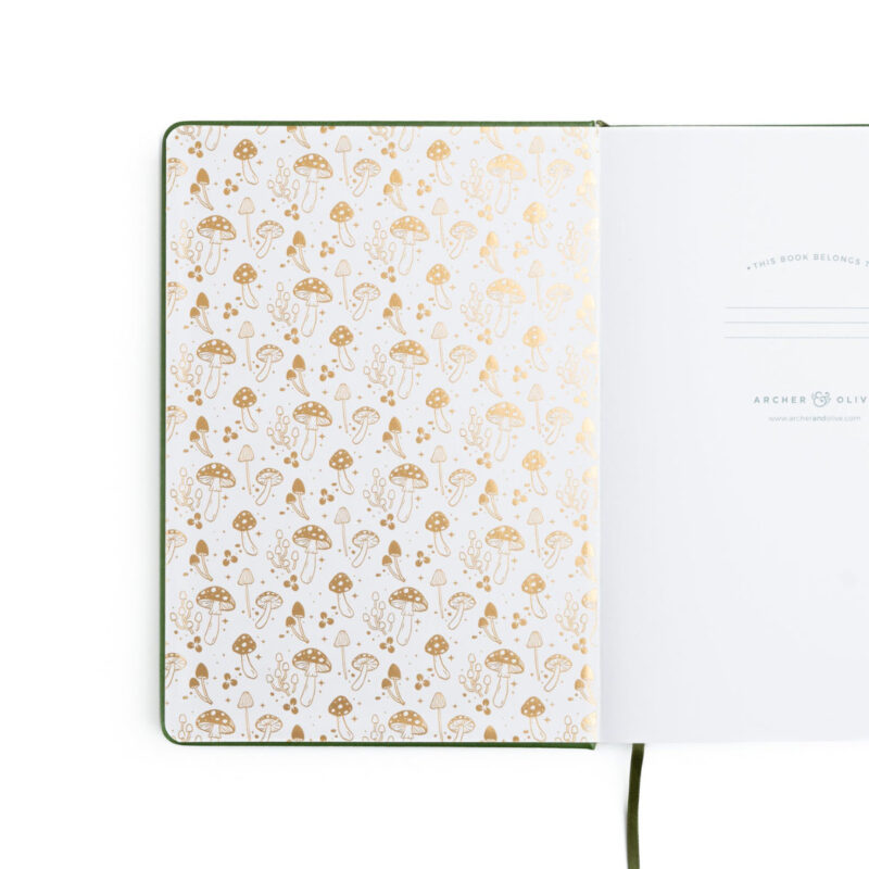 Archer And Olive - Notebook Dot Grid - LP408 - Mushroom Monarch - A5 - Bilde 4