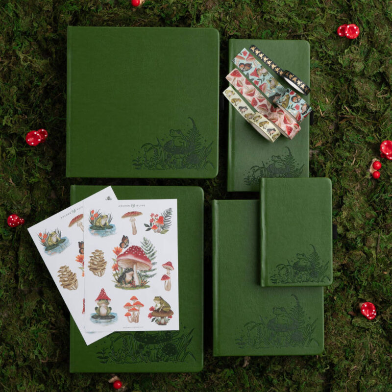 Archer And Olive - Notebook Dot Grid - LP408 - Mushroom Monarch - A5 - Bilde 3