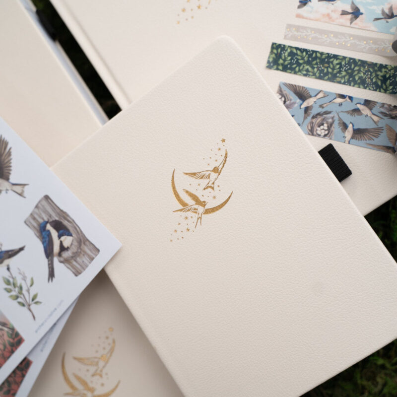 Archer And Olive - Notebook Dot Grid - TN386 - Swallows - TN - Bilde 3