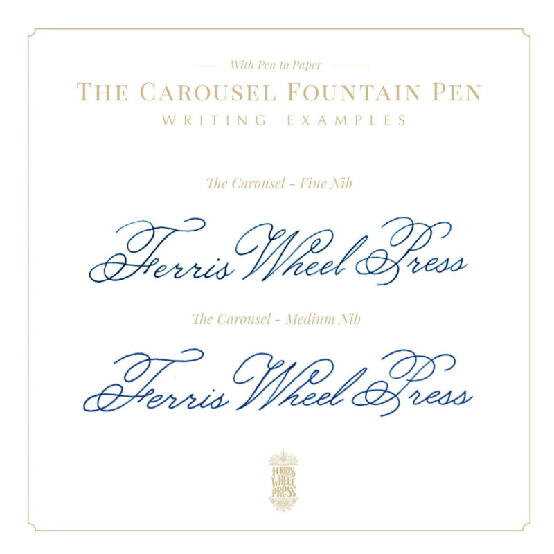 Ferris Wheel Press - Limited Edition - Aluminium Carousel Fountain Pen - Bearrington Black - F - Bilde 5