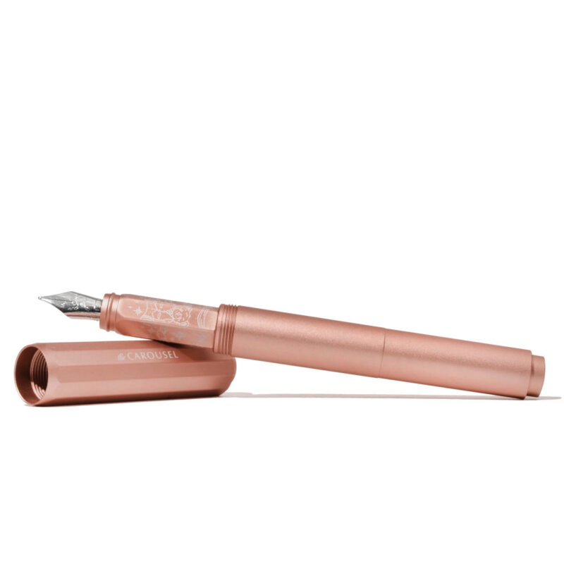 Ferris Wheel Press - Limited Edition - Aluminium Carousel Fountain Pen - Rose Petal Plush - F - Bilde 3