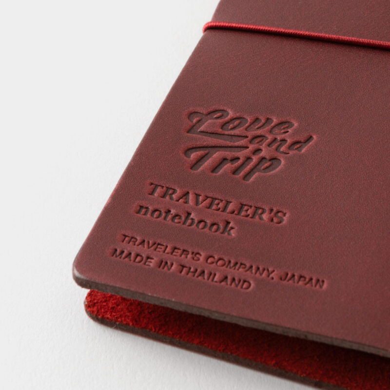 Traveler's Notebook - 2025 Limited Edition - Love and Trip - Passport Size - Red - Bilde 7