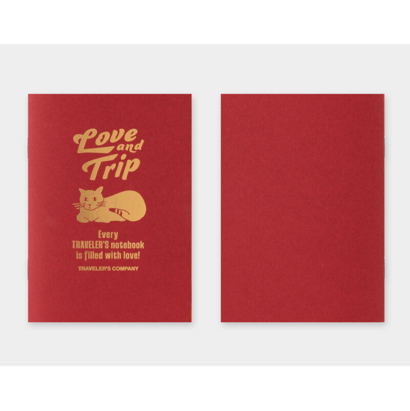 Traveler's Notebook - 2025 Limited Edition - Love and Trip - Refill - Passport Size