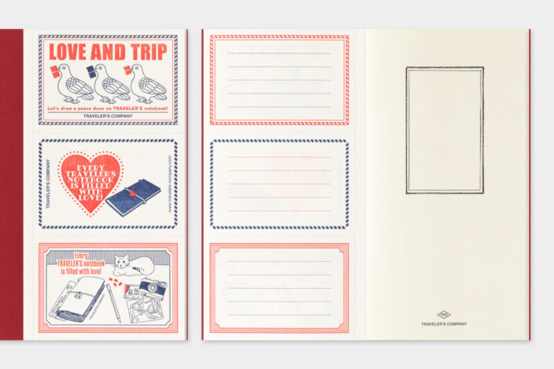 Traveler's Notebook - 2025 Limited Edition - Love and Trip - Refill - Regular Size - Bilde 7