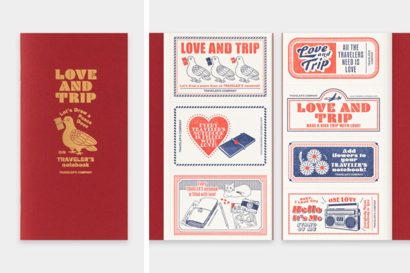 Traveler's Notebook - 2025 Limited Edition - Love and Trip - Refill - Regular Size - Bilde 5