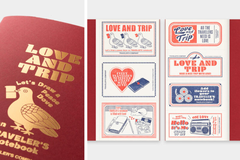Traveler's Notebook - 2025 Limited Edition - Love and Trip - Refill - Regular Size - Bilde 6