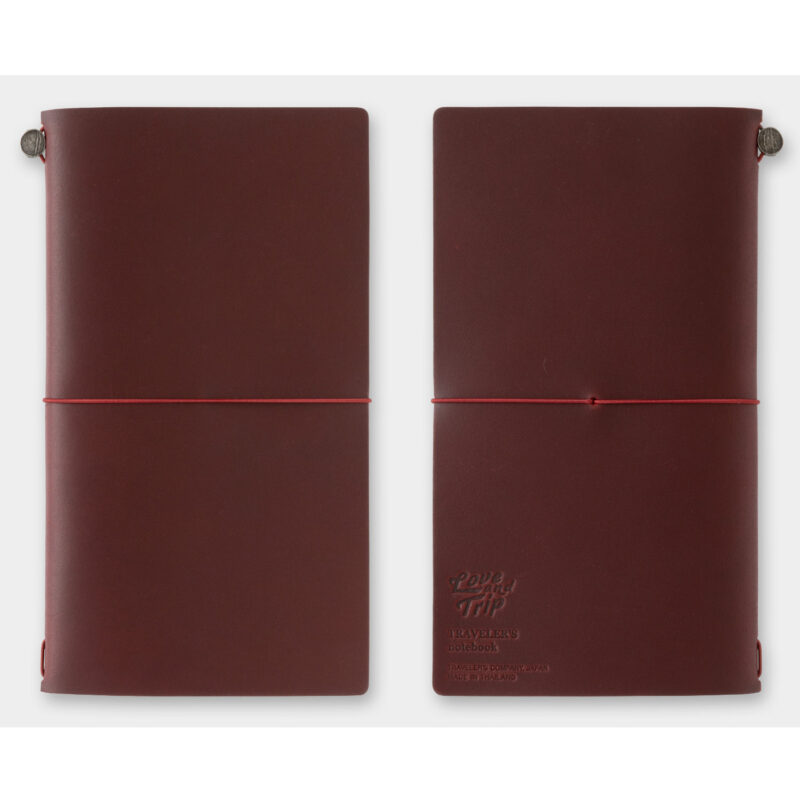 Traveler's Notebook - 2025 Limited Edition - Love and Trip - Regular Size - Red