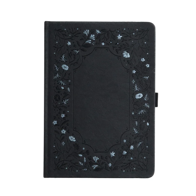 Archer And Olive - Notebook Dot Grid - B5409 - Midnight Floral - B5