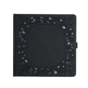 Archer And Olive - Notebook Dot Grid - SQ379 - Midnight Floral - 8x8