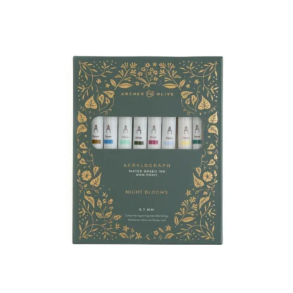 Archer And Olive - Summer Acrylograph Pens - AG317 - Night Blooms - 10-pack