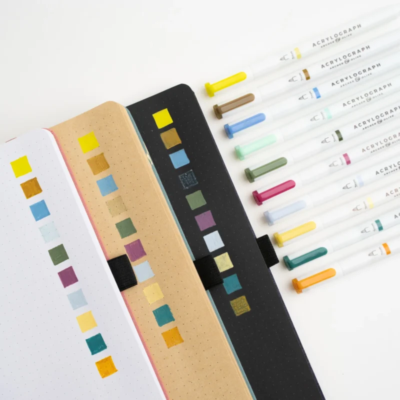 Archer And Olive - Summer Acrylograph Pens - AG317 - Night Blooms - 10-pack - Bilde 3