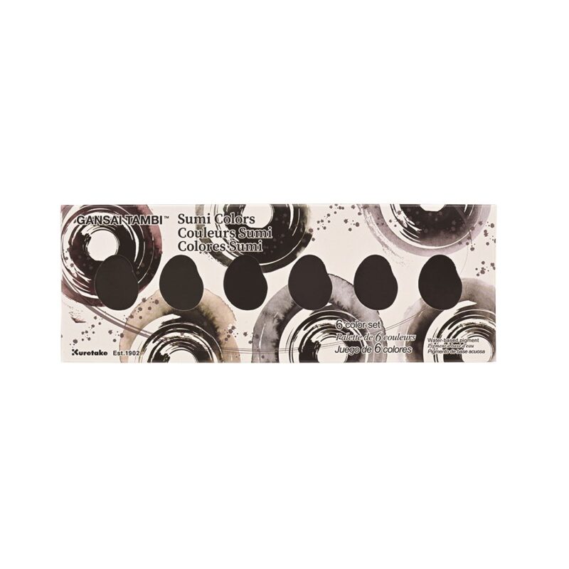 Zig - Kuretake Gansai Tambi Sumi Colors - Akvarell - 6 farger