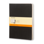 Moleskine - Cahier 3-Pack Soft Cover Extra Large Linjert - Svart