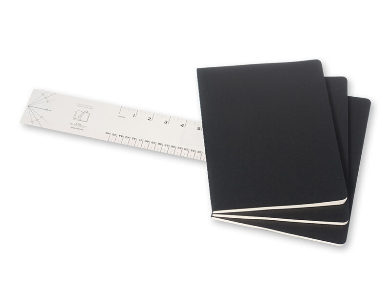 Moleskine - Cahier 3-Pack Soft Cover Extra Large Linjert - Svart - Bilde 4