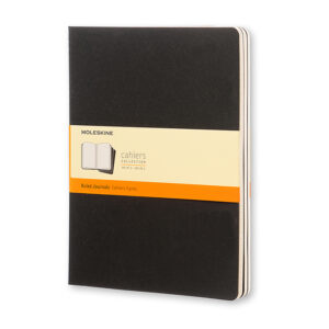 Moleskine - Cahier 3-Pack Soft Cover Extra Large Linjert - Svart