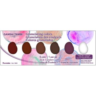 Zig - Kuretake Gansai Tambi Granulating Colors - Akvarell - 6 farger