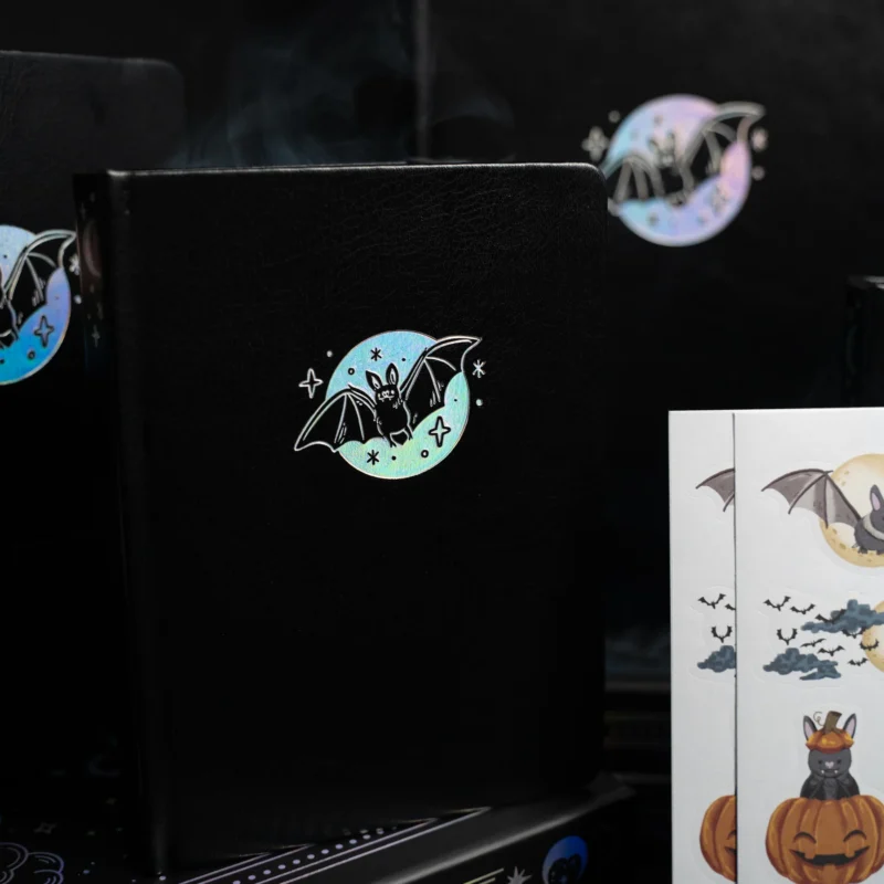 Archer And Olive - Notebook Dot Grid - HWLP302 - A5 Cute Bat - Bilde 3