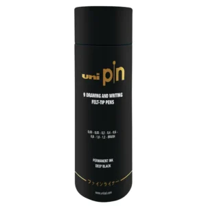 Uni-ball - Pin Fineliner Tube - 9 stk Sort - Deep 1
