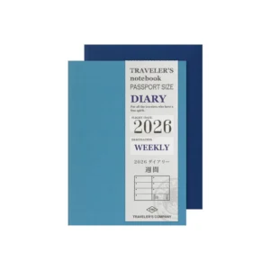 Traveler’s Company – Traveler’s Notebook Refill 2026 Weekly Diary – Passport Size