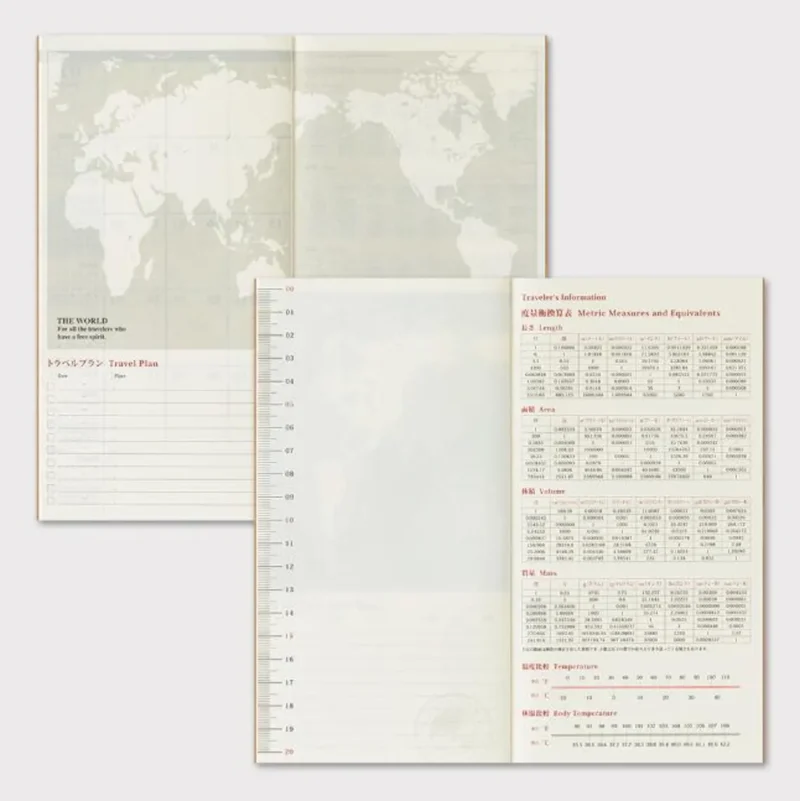 Traveler’s Company – Traveler’s Notebook Refill 2026 Monthly Diary – Regular Size - Bilde 3