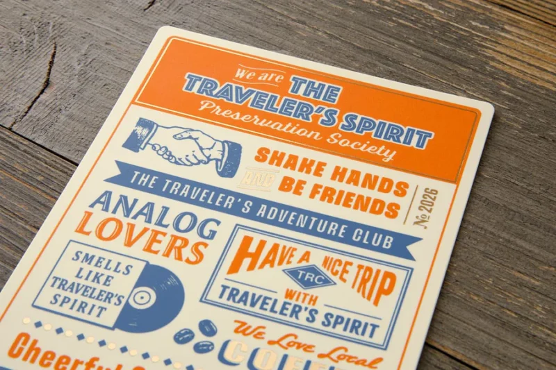 Traveler’s Company – TRC 2026 Underlay – Regular Size - Bilde 2