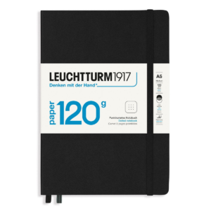 Leuchtturm1917 – Notatbok Dot Grid 120g – A5 Black