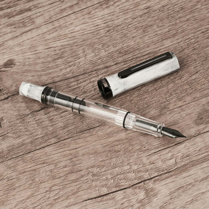 TWSBI - Eco Fountain Pen - Carrara with Onyx - Bilde 4