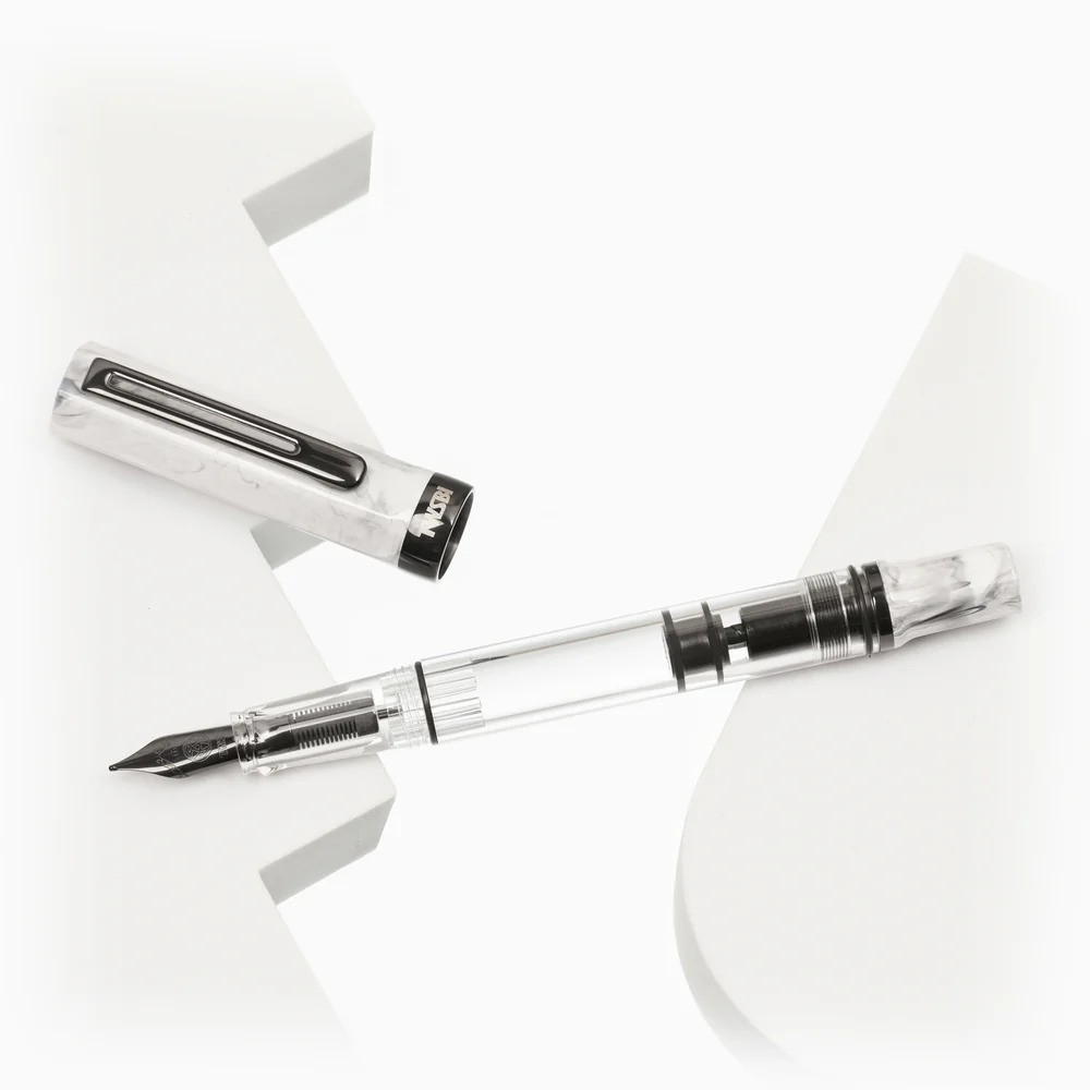 TWSBI - Eco Fountain Pen - Carrara with Onyx