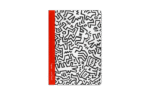 Caran d’Ache × Keith Haring – Dotted Notebook A5 – 120 sider – Rød