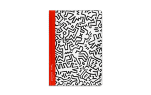 Caran d’Ache × Keith Haring – Dotted Notebook A5 – 120 sider – Rød