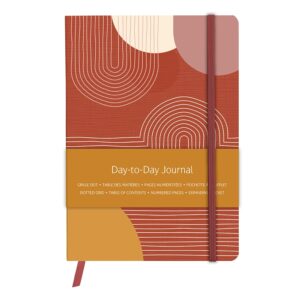Clairefontaine – Journal Dot Grid – A5 Terracotta Assorted Motif
