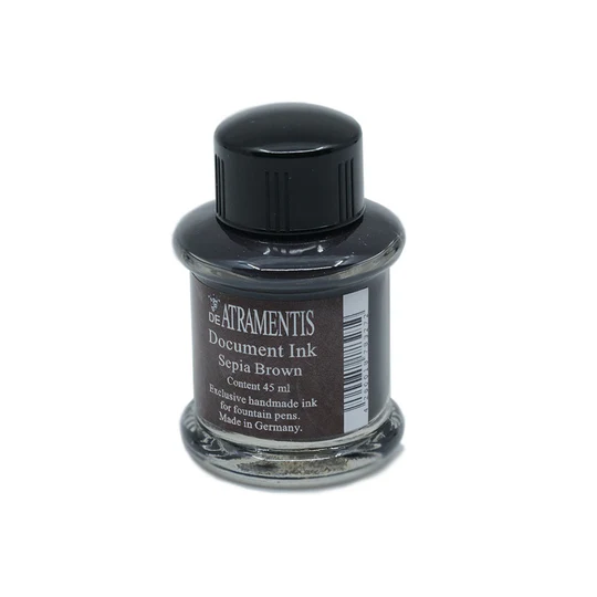 DeAtramentis - Document Ink Vannfast Fyllepennblekk - 45ml - Sepia