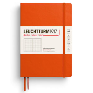Leuchtturm1917 – Notatbok Dot Grid – A5 Pumpkin