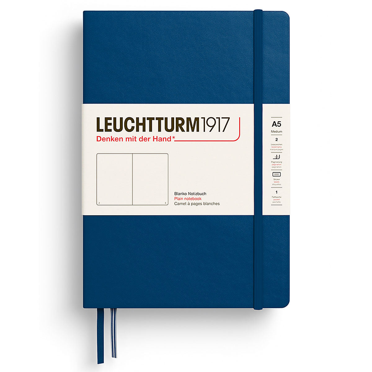 Leuchtturm1917 – Notatbok Blank – A5 Indigo