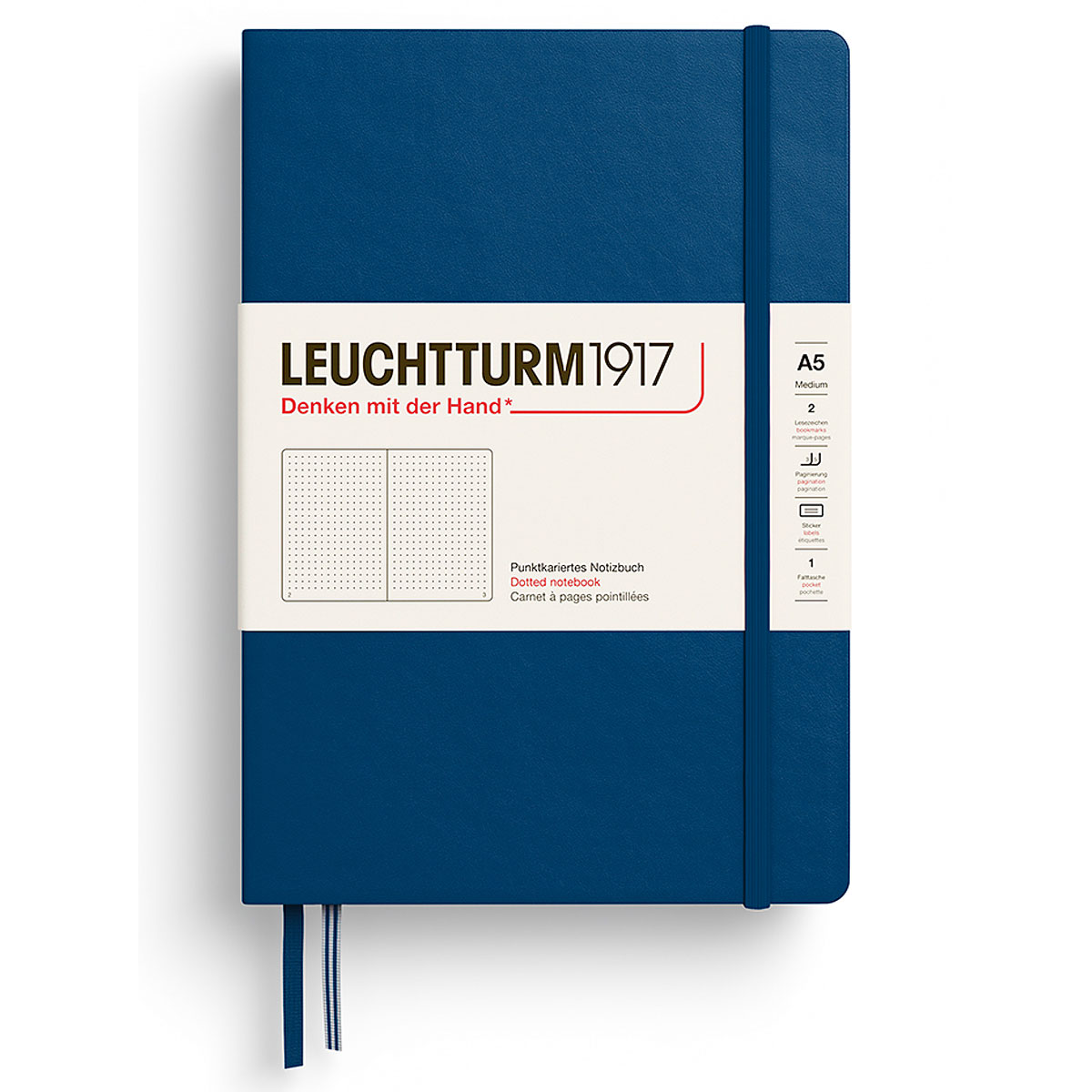 Leuchtturm1917 – Notatbok Dot Grid – A5 Indigo