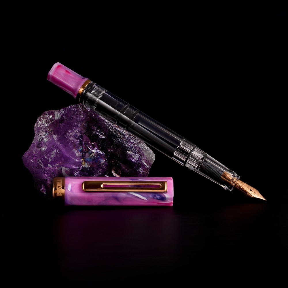 TWSBI - Eco Fyllepenn Fluorite Purple with Bronze - Bilde 2