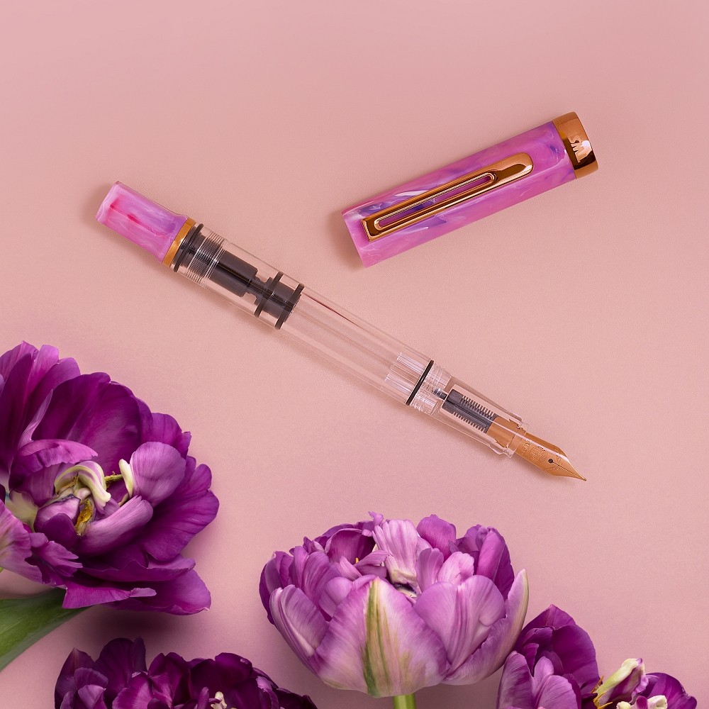 TWSBI - Eco Fyllepenn Fluorite Purple with Bronze - Bilde 3