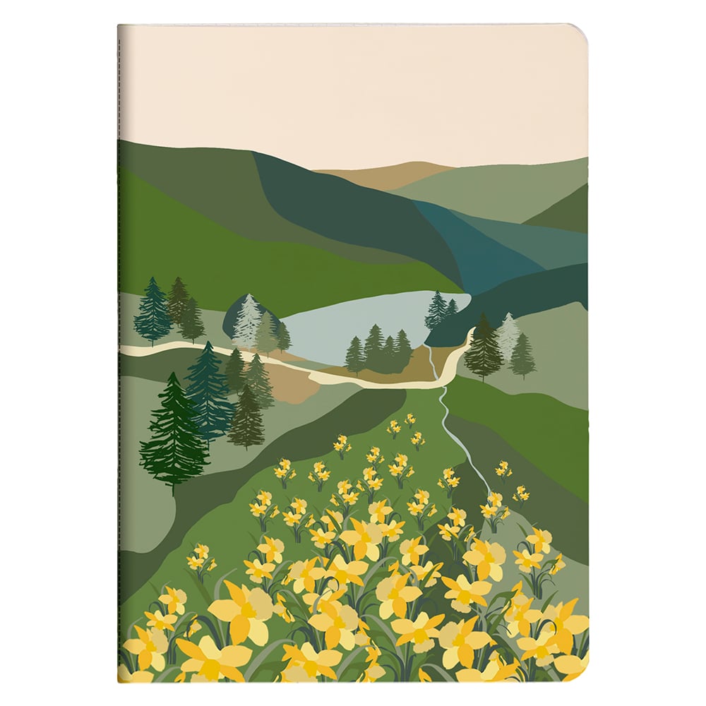 Clairefontaine - La Vie en Vosges – Notatbok Linjert A5