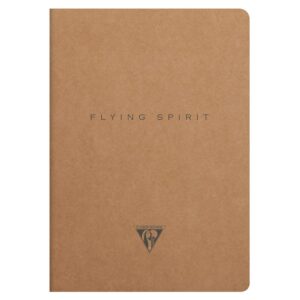 Clairefontaine - Flying Spirit – Notatbok Linjert A5 – Kraft