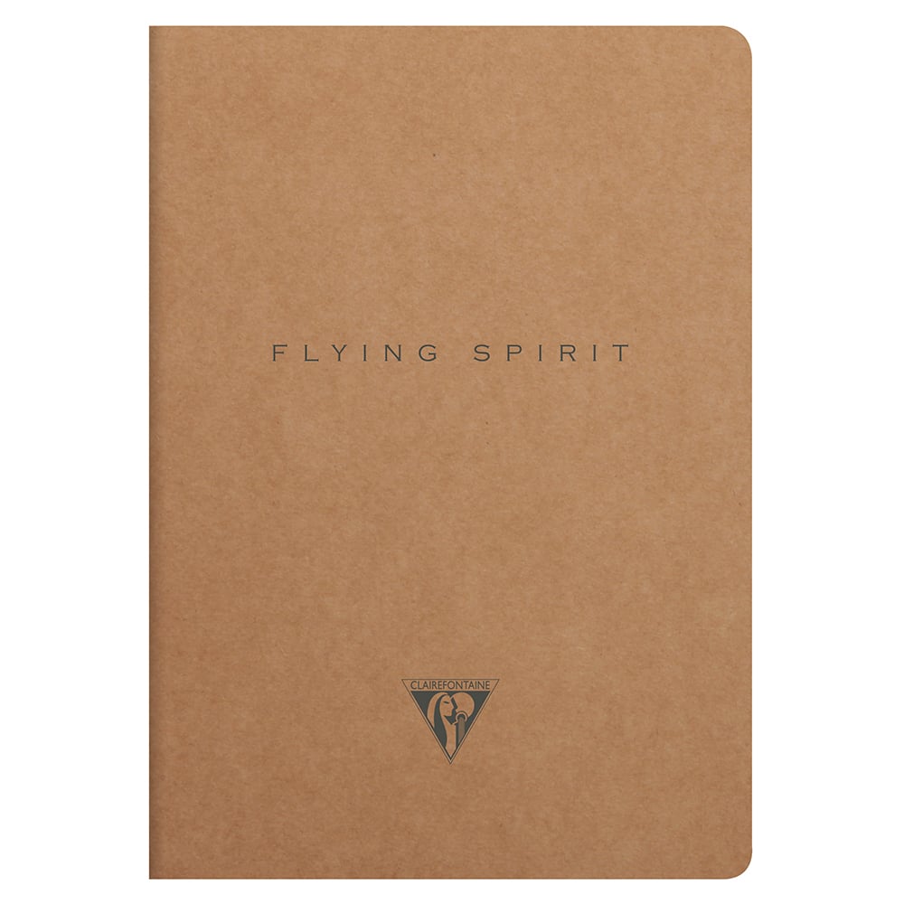 Clairefontaine - Flying Spirit – Notatbok Linjert A5 – Kraft