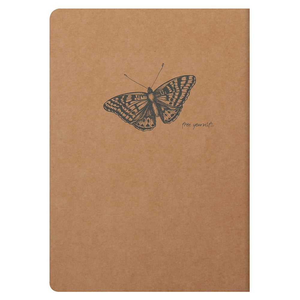 Clairefontaine - Flying Spirit – Notatbok Linjert A5 – Kraft - Bilde 2