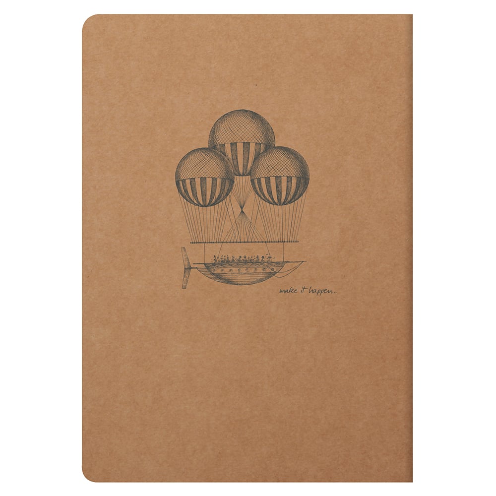 Clairefontaine - Flying Spirit – Notatbok Linjert A5 – Kraft - Bilde 5