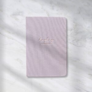 Pust Papir - Daglig planlegger - 6 måneder, udatert - Dusty Pink