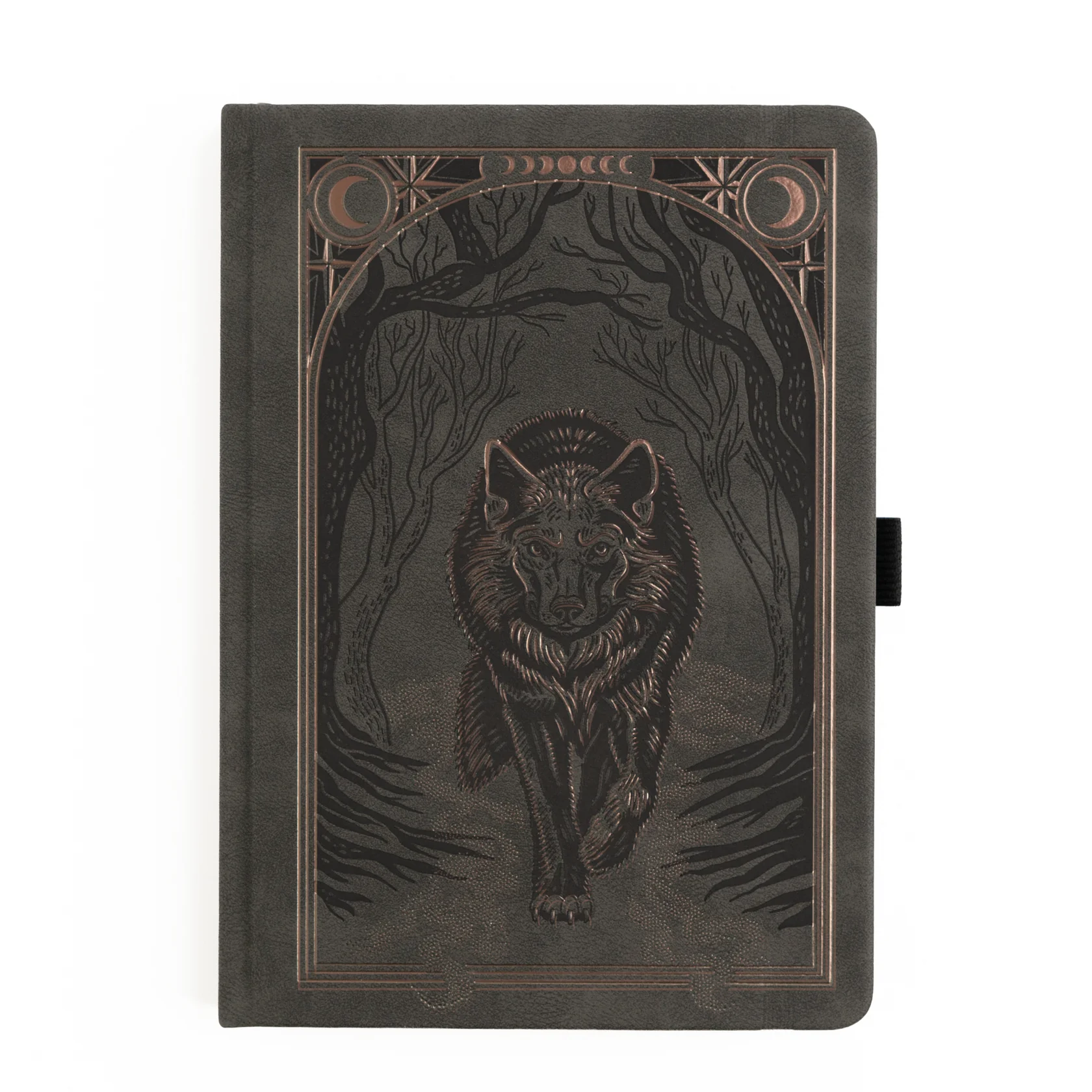 Archer And Olive - Notebook Dot Grid - BLLP306 - Wolf in The Night - A5