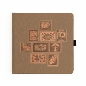 Archer And Olive - Notebook Dot Grid - SQ412 - Stamp Collector - 8x8