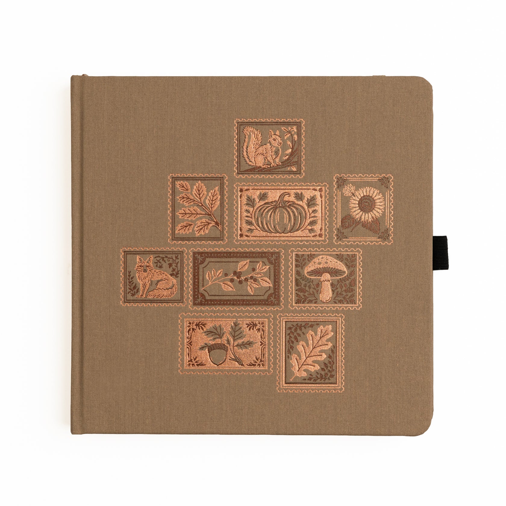 Archer And Olive - Notebook Dot Grid - SQ412 - Stamp Collector - 8x8