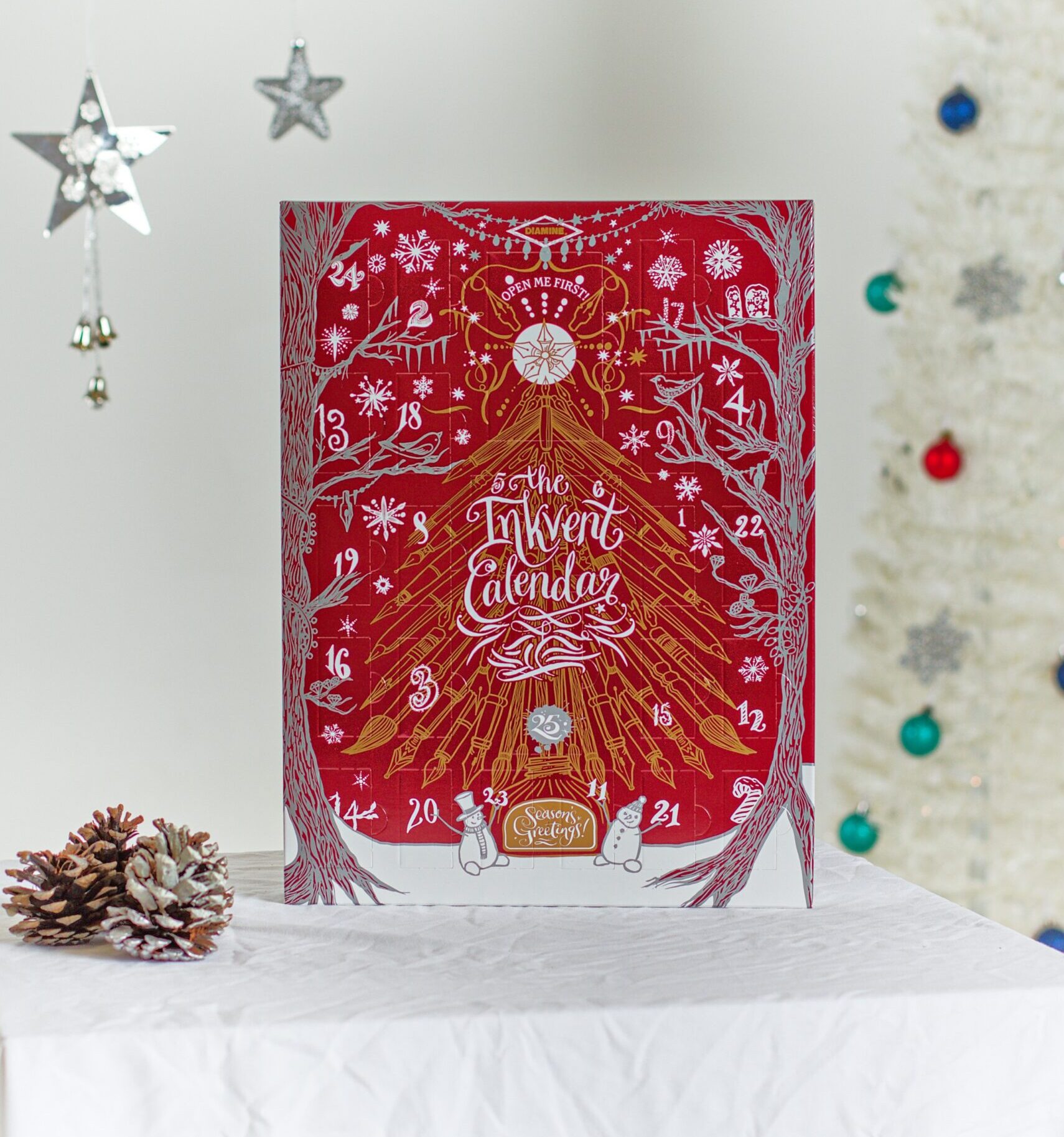 Diamine - 2026 Inkvent Kalender - Burgundy Edition