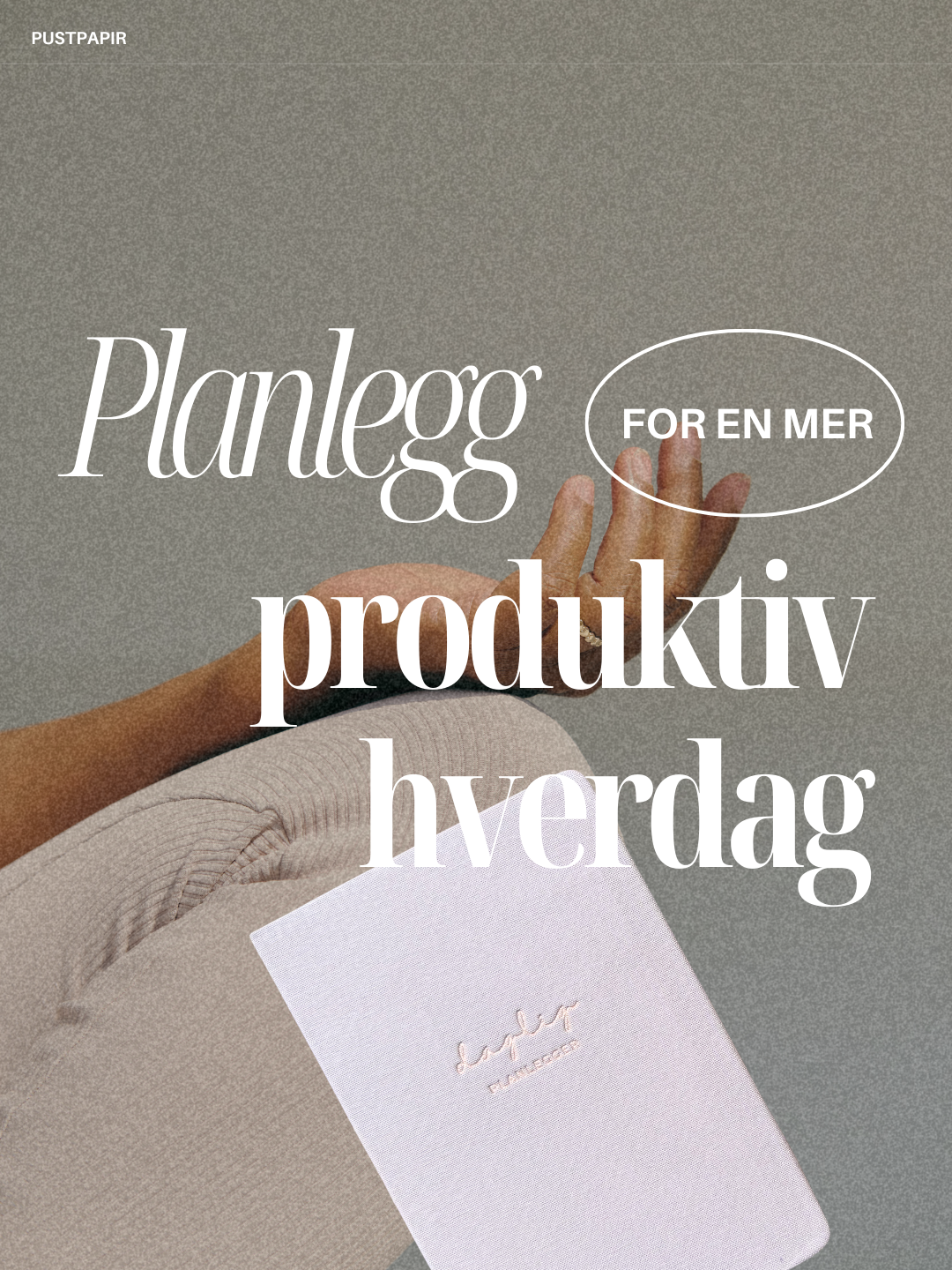 Pust Papir - Daglig planlegger - 6 måneder, udatert - Espresso - Bilde 5