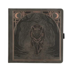 Archer And Olive - Notebook Dot Grid - HWSQ308 - Wolf in The Night - 8x8